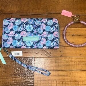 NWT- Simply Southern Wallet & Pink Keychain